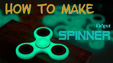 How To Make A Fidget Spinner Youtube