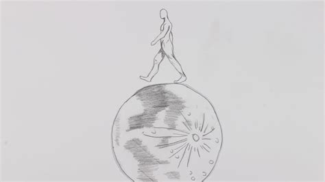 Walking On The Moon Animation Youtube