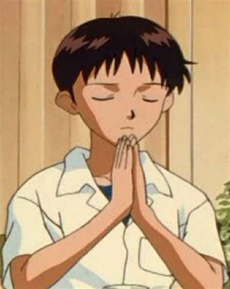 Tags Anime Shinji Ikari Neon Genesis Evangelion Praying Dorime