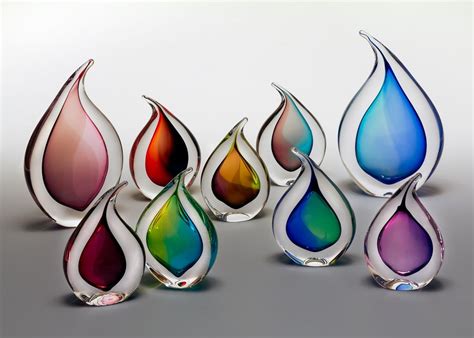 Check out our green glass ornament selection for the very best in unique or custom, handmade pieces from our ornaments & accents shops. Teardrop Glass Ornaments | by Remigijus Kriukas| Boha Glass