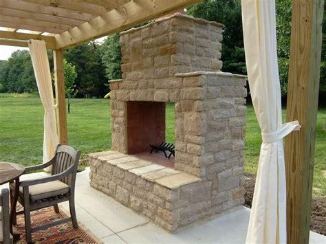 Diy Outdoor Pass Thru Fireplace Outdoor Fireplace Patio Backyard