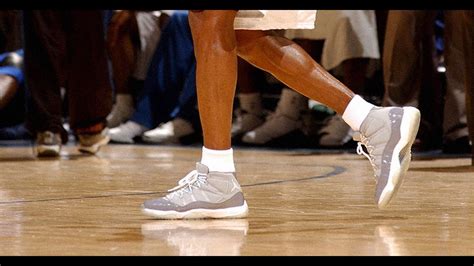 Michael Jordan Wearing Cool Grey Nike Air Jordan 11 Xi Retrospective