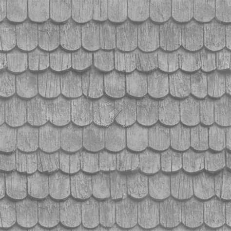 Wood Shingle Roof Texture Seamless 03872