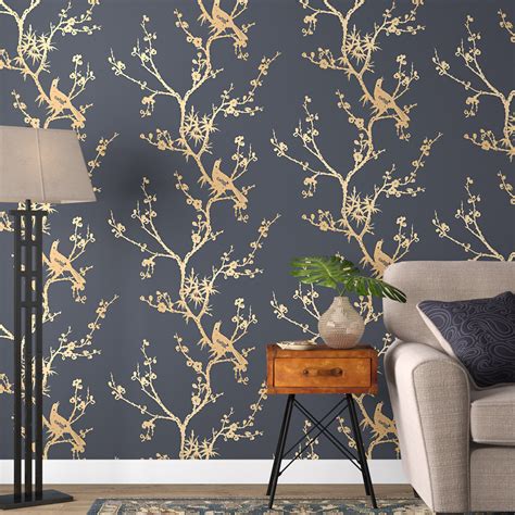 Bloomsbury Market Maquon Peel And Stick Floral Wallpaper And Reviews Wayfair