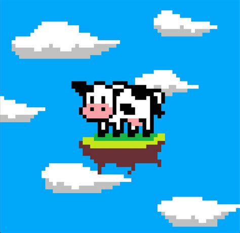 Pixel Cow By Nicusie On Deviantart