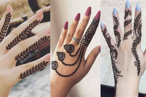 51 Simple Finger Mehndi Design Ideas For 2021 Brides Wedbook