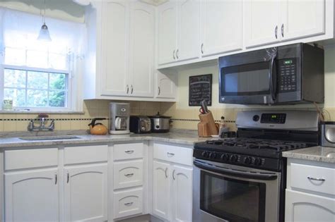 These designs also ensure that the antique style kitchen cabinets can blend in all types of kitchens, whether it is traditional, contemporary, rustic or transitional. Shaker Style Kitchen for 1930's Colonial - Traditional ...
