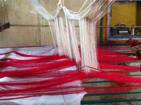 Filesilk Sari Weaving At Kanchipuram Tamil Nadu Wikimedia Commons