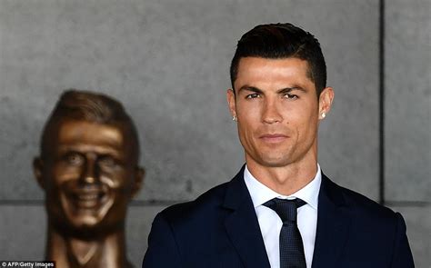 Cristiano Ronaldo Comes Face To Face With Dodgy Statue As He Hits Back At Critics Who Opposed