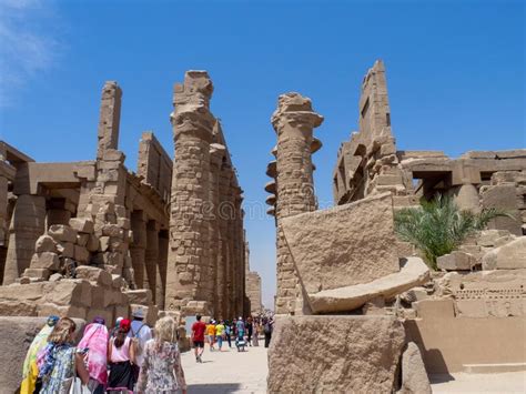 Karnak Temple Complex Egypt Editorial Stock Photo Image Of Desert