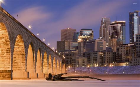 Anthony falls in minneapolis, mn. Stone Arch Bridge, Minneapolis wallpaper - World ...