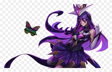 Syndra Star Guardian Syndra Render Purple Graphics Hd Png Download