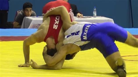 Freestyle Wrestling Turkey Vs Macedonia 65kg Match Youtube