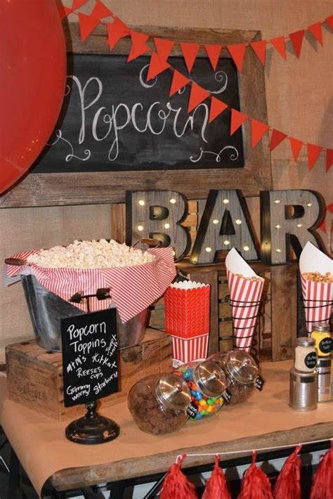 Vintage Popcorn Birthday Party See More Party Ideas At Catchmyparty