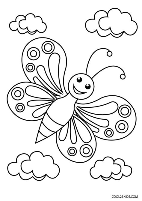 Printable Butterfly Coloring Pages For Kids