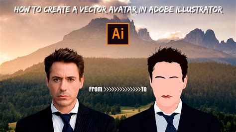 How To Create A Vector Avatar In Adobe Illustrator Youtube