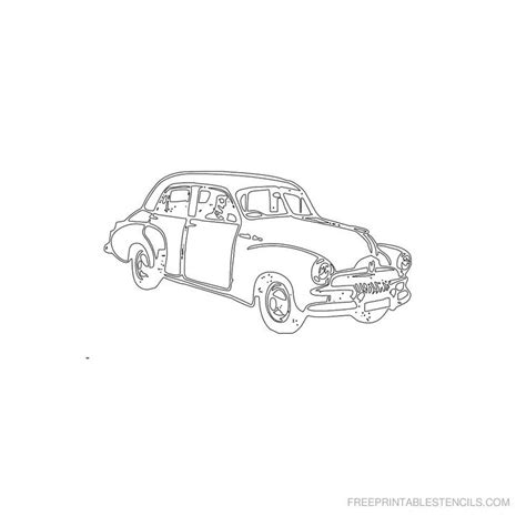 Free Printable Vintage Car Stencils Free Printable Stencils Com
