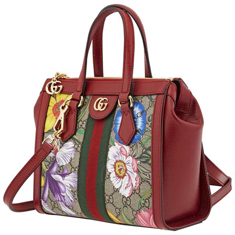 Gucci Ladies Small Ophidia Gg Flora Tote Bag 547551 Hv8ac 8722