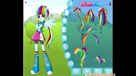 Mlp My Little Pony Equestria Girls Dress Up Game Youtube
