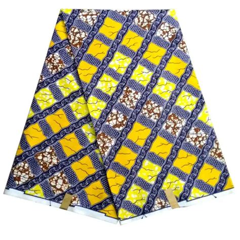 6yards Pagne Africain Super Wax Hollandais Prints African Fabric Cloth Hollandais Wax Wrappar In