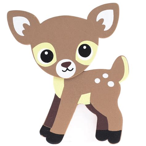 Finished Baby Fawn Deer Wood Cutout Wood Cutouts Wood Crafts