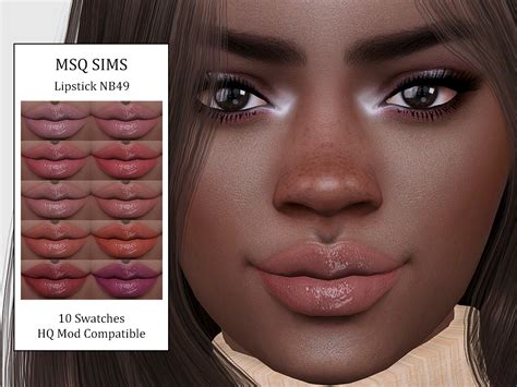 Lipstick Nb49 At Msq Sims Sims 4 Updates