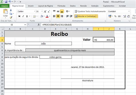 Recibo De Pagamento Excel Download Image To U