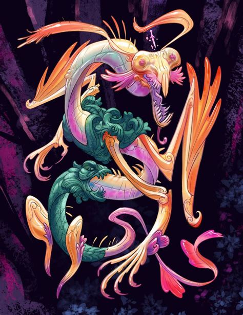 The Jabberwock Feb 2018 By Onikaizer Painting Style Creature Design