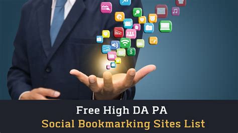 Free High Da Pa Social Bookmarking Sites List Active