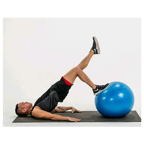 Single Leg Stability Ball Hip Thrust By Patricie K Exercise How To