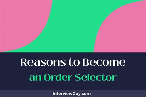 25 Reasons to Become an Order Selector (Get Physically Fit on Job)