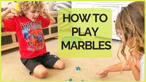 How To Play Marbles Easy Game For Kids Youtube