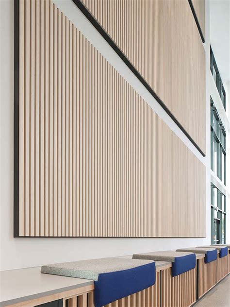 Decorative Acoustic Panels At Lanarkshire Campus Gustafs Scandinavia