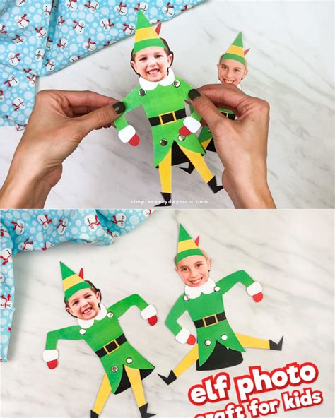 Easy Christmas Elf Paper Puppet With Templates Artofit