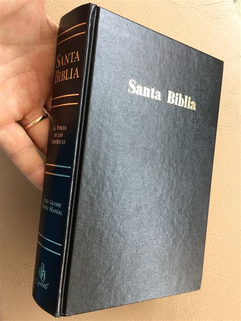 Santa Biblia La Biblia De Las Americas Spanish Large Font Bible