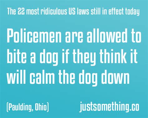 22 Weird And Crazy Us Laws Still In Effect Today