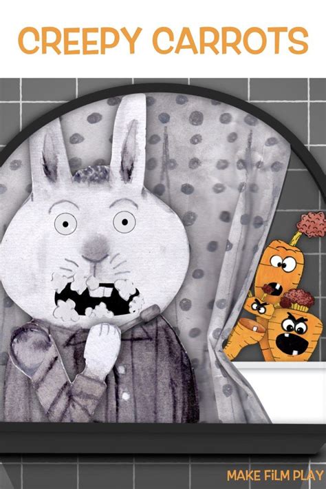 Creepy Carrots Scene Re Creation Free Printable Carrot Puppets Make