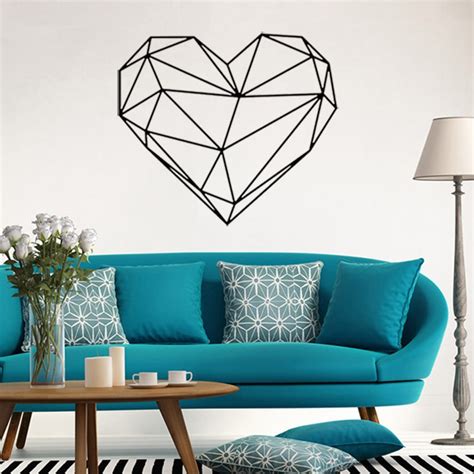Geometric Design Wall Sticker Geometry Romantic Decals 3d