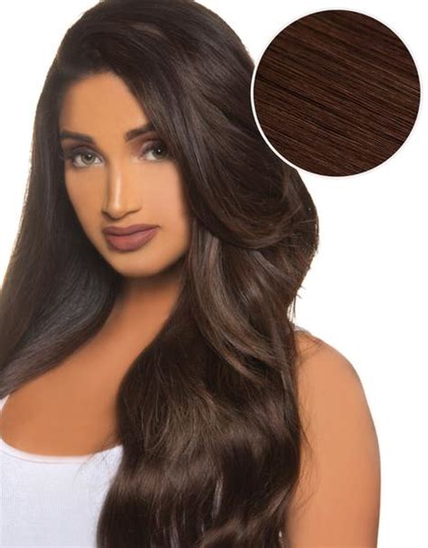 This is because hair is not translucent; Side Swept Clip In Bangs Dark Brown (2) - BELLAMI ...
