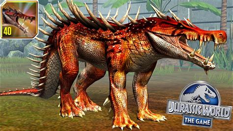 Jurassic World The Game Ep Kaprosuchus Gen Lv Max Youtube