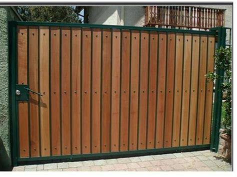 53 contoh desain pagar besi panduan lengkap memilih pagar 2019. Pintu Pagar Minimalis Grc Motif Kayu / Jual Produk Pagar ...