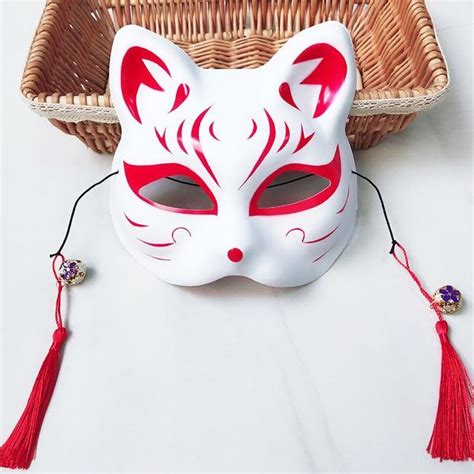 Product Id Jw351 Masks Masquerade Cat Face Mask Kitsune Mask
