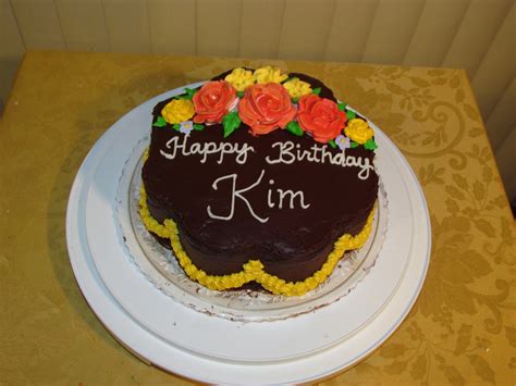 Happy Birthday Kim Cake