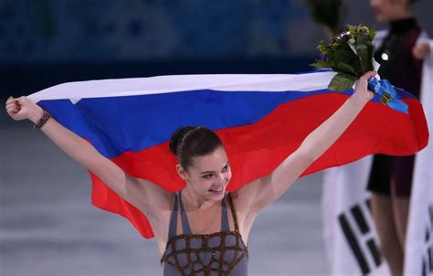 Wallpaper Joy Flag Figure Skating Russia Sochi 2014 The Xxii