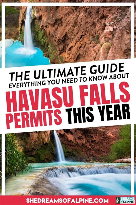 Get Ready 2022 Havasu Falls Permits Step By Step Details — She Dreams