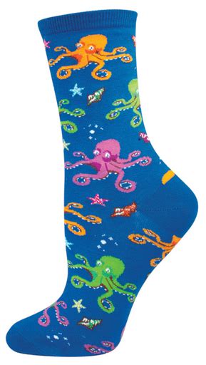 Women S Octopus Novelty Crew Socks Socks Funky Socks Cool Socks
