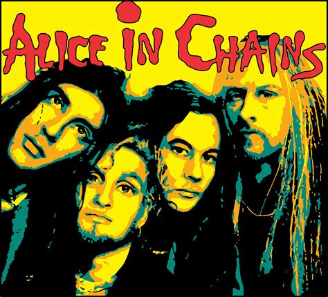 Alice In Chains Digital Art By Taurungka Graphic Design