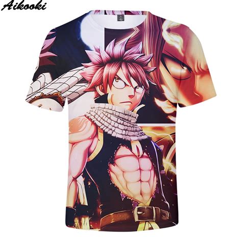 Buy Aikooki Menwomen Tops Anime 3d Fairy Tail T Shirt