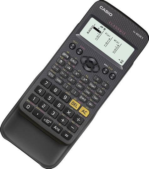 Casio Fx Dex Cas Calculator Black Display Digits Battery Powered W X H X D X X
