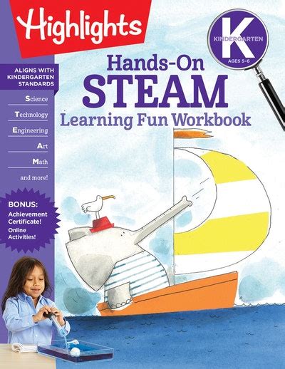 Kindergarten Hands On Steam Learning Fun Workbook By Highlights